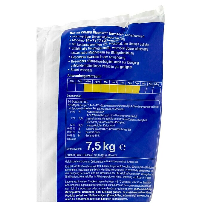 Compo Blaukorn NovaTec (7,5 kg)