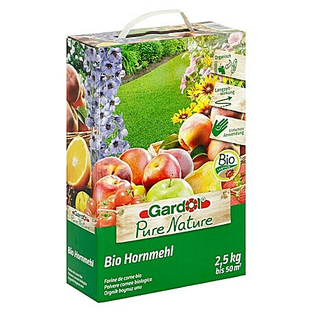 Gardol Pure Nature Bio-Hornmehl (2,5 kg, Inhalt ausreichend für ca.: 50 m²)