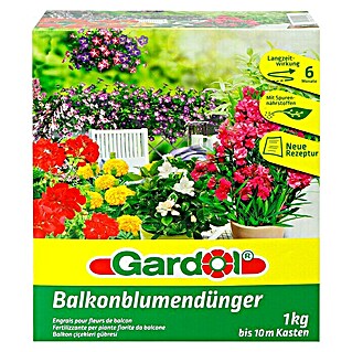 Gardol Balkonblumendünger (Mit Langzeitwirkung, 1 kg, Inhalt ausreichend für ca.: 10 m Balkonkasten)