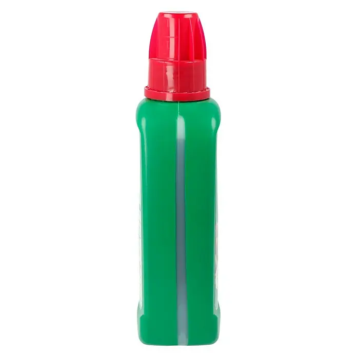 Substral Universaldünger - 500 ml - Das Bild zeigt eine grüne Flasche mit rotem Verschluss, die für Flüssigkeiten oder Reinigungsmittel verwendet werden könnte.