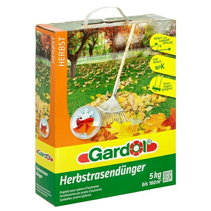 Gardol Herbstrasendünger5 kg, Inhalt ausreichend für ca.: 160 m² Diagonal View