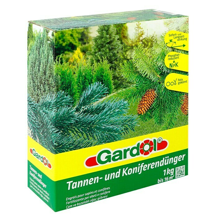 Gardol Tannen- & Koniferendünger (1 kg, Inhalt ausreichend für ca.: 16 m²)