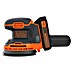 Black+Decker Akku-Exzenterschleifer BDCROS18-QW 