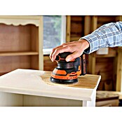 Black+Decker Akku-Exzenterschleifer (18 V, Li-Ionen, 1,5 Ah, 1 Akku, 125 mm)