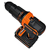 Black+Decker Akku-Schlagbohrschrauber (18 V, 1,5 Ah, 2 Akkus, 360 U/min - 1.400 U/min)