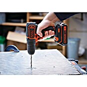 Black+Decker Akku-Schlagbohrschrauber (18 V, 1,5 Ah, 2 Akkus, 360 U/min - 1.400 U/min)