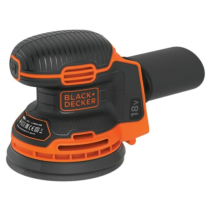 Black+Decker Akku-Exzenterschleifer BDCROS18N-XJ125 mm Diagonal View