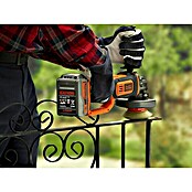 Black+Decker Akku-Winkelschleifer (18 V, Li-Ionen, 1 Akku, Durchmesser Scheibe: 125 mm)