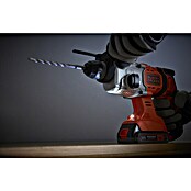 Black+Decker Akku-Bohrhammer (18 V, 2 Akkus, 2,5 Ah, Leerlaufdrehzahl: 1.880 U/min, Einzelschlagstärke: 1,2 J)