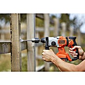 Black+Decker Akku-Bohrhammer (18 V, 2 Akkus, 2,5 Ah, Leerlaufdrehzahl: 1.880 U/min, Einzelschlagstärke: 1,2 J)