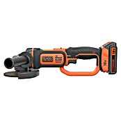 Black+Decker Akku-Winkelschleifer (18 V, Li-Ionen, 1 Akku, Durchmesser Scheibe: 125 mm)