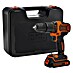 Black+Decker Akku-Schlagbohrschrauber BDCHD18K-QW 