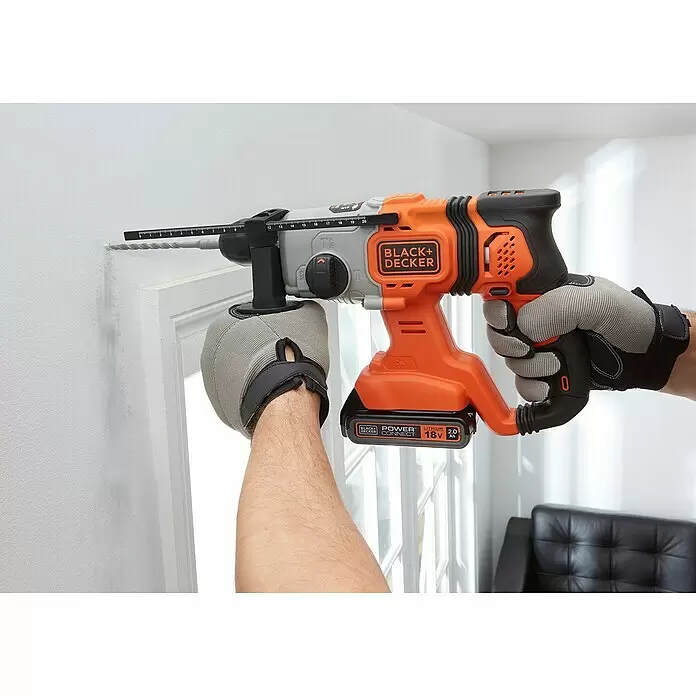 Black+Decker Akku-Kombihammer BCD900B-XJ18 V, Ohne Akku, 1,2 J