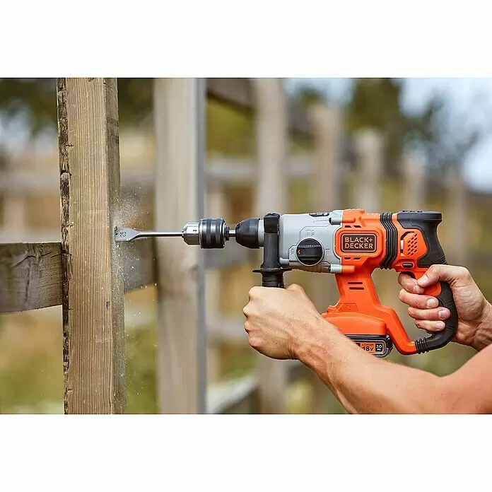 Black+Decker Akku-Kombihammer BCD900B-XJ18 V, Ohne Akku, 1,2 J