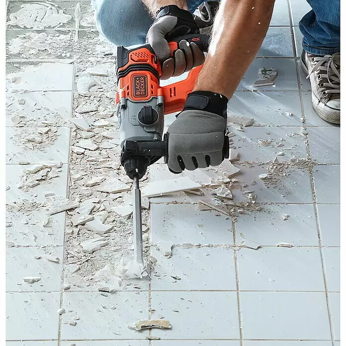 Black+Decker Akku-Kombihammer BCD900B-XJ18 V, Ohne Akku, 1,2 J