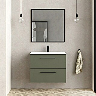 Mueble de lavabo Arosa (L x An x Al: 44,6 x 80 x 64 cm, Musgo)