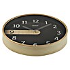 Versa Reloj de pared Cocina (Diámetro: 30,5 cm, Negro) | BAUHAUS