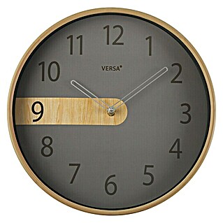 Reloj de pared Cocina (Diámetro: 30,5 cm, Gris oscuro)
