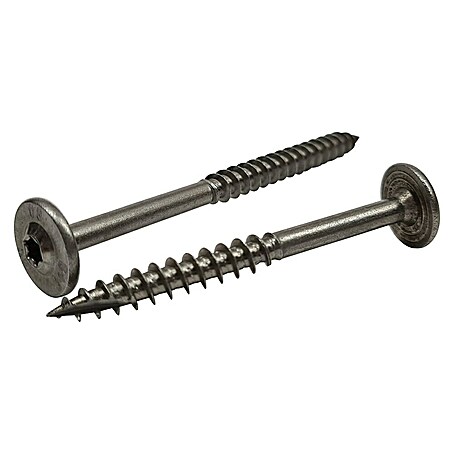 Profi Depot Tellerkopfschraube (Ø x L: 6 x 60 mm, TX für TORX-Antriebe, 50 Stk., Edelstahl)