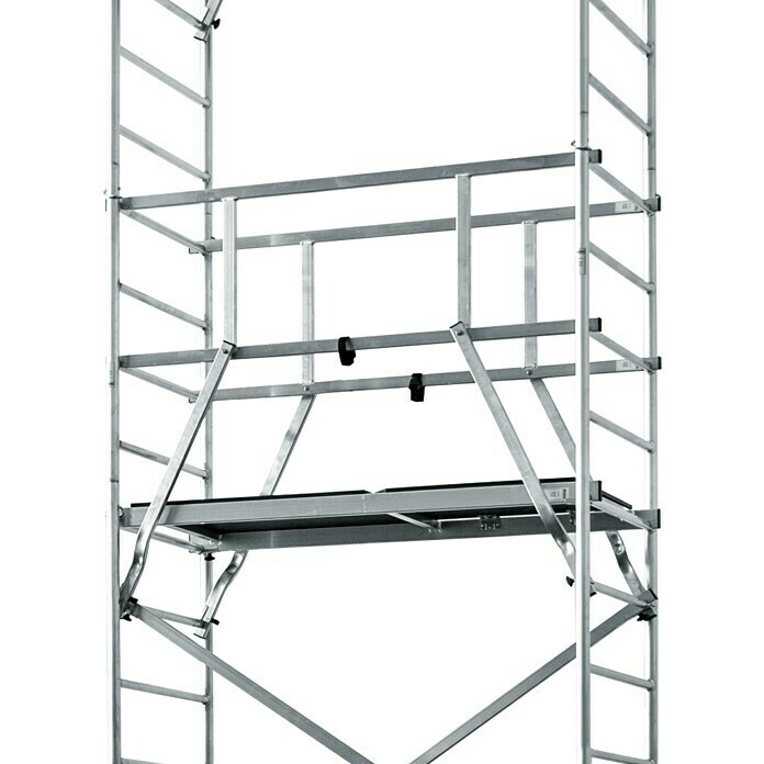 Krause ClimTec Gerüst-SetArbeitshöhe: 7 m, Bühnengröße: 1,5 x 0,6 m, Belastbarkeit Bühne: 200 kg Detail Shot