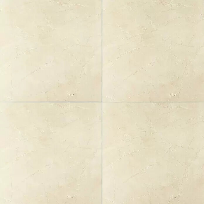 Feinsteinzeugfliese Premium Marble - 80 x 80 cm, Beige, Glänzend - Detailaufnahme
