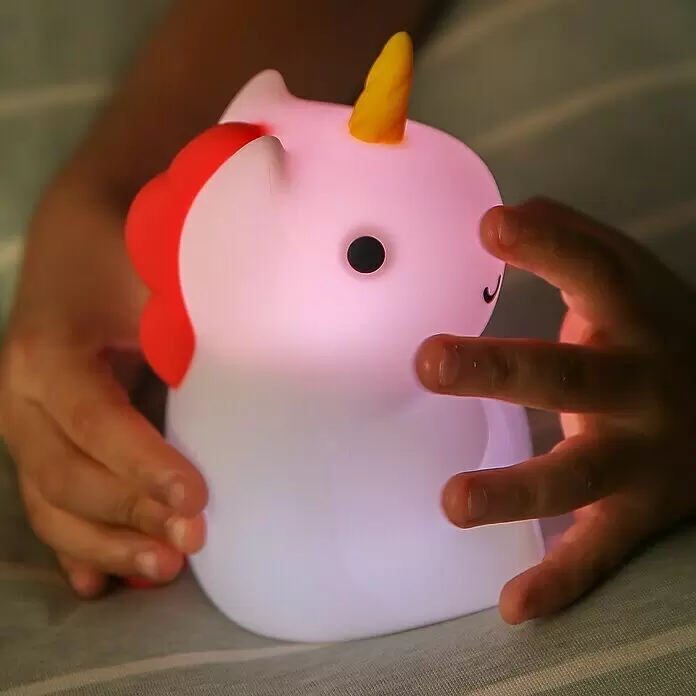 MegaLight LED-Nachtlicht MAGGY MAGIC - Weiß/Gelb/Pink, L x B x H: 8 x 11 x 13 cm, RGBW, MAGGY MAGIC - Anwendungsbeispiel