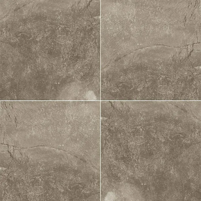 Feinsteinzeugfliese Geo Brown - 60 x 60 cm, Braun, Schimmernd - Braune Steinzeugfliesen mit einer einzigartigen Marmorierung, die jedem Raum eine elegante Note verleihen.\n