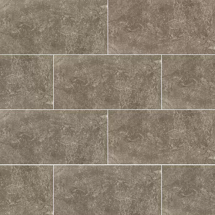 Feinsteinzeugfliese Geo Brown - 60 x 120 cm, Braun, Schimmernd - Detailaufnahme