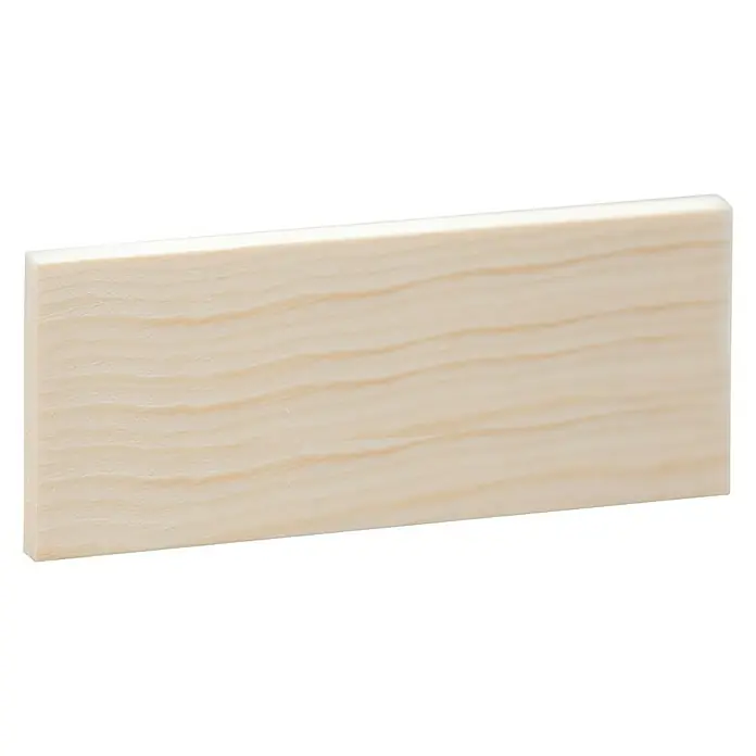 Rechteckleiste - 210 x 1 x 4 cm, Kiefer - Helle Holzleiste, ideal für den Innenausbau, präsentiert eine natürliche Maserung und eine glatte Oberfläche für vielfältige Anwendungen.