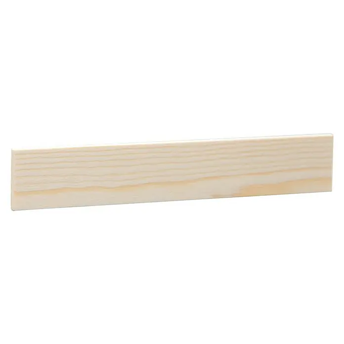 Profiles and more Rechteckleiste - 240 x 4,7 x 0,5 cm, Kiefer - Helles Fichtenholzbrett, ideal für DIY-Projekte, Möbelbau und Innenausbau. Natürliche Maserung sorgt für eine warme und einladende Optik.