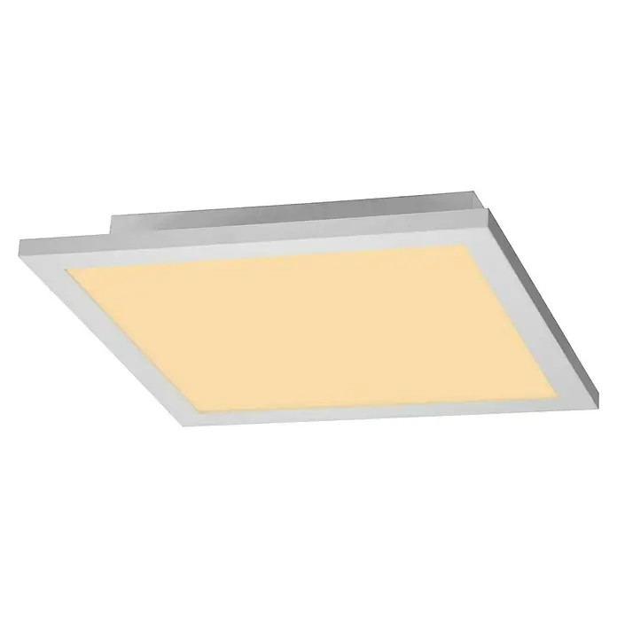 Lavida LED-Panel IP44 - 16 W, L x B x H: 30 x 30 x 6 cm, Weiß, Mehrfarbig - Quadratische LED-Deckenleuchte mit weißem Rahmen und warmem Licht. Die Leuchte ist eine moderne und energieeffiziente Beleuchtungslösung.