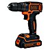 Black+Decker Akku-Bohrschrauber BDCDC18K-QW 