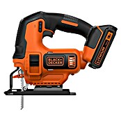 Black+Decker Pendelhubstichsäge BDCJS18-QW (18 V, 1 Akku, 2 Ah, 0 Hübe/min - 2.500 Hübe/min) | BAUHAUS