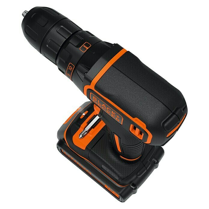 Black+Decker Akku-Bohrschrauber BDCDC18KB-QW (18 V, 2 Akkus, 1,5 Ah, 30 Nm) | BAUHAUS