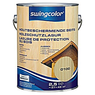 swingcolor Houtbeschermingsbeits 0100 Kleurloos (Kleurloos, 2,5 l, Zijdemat)