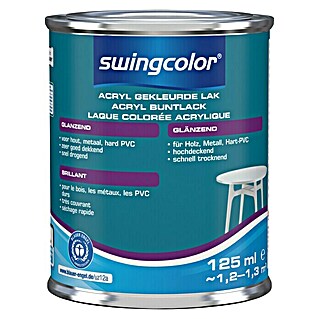 swingcolor Acryllak RAL 9010 Wit (Wit, 125 ml, Glanzend)