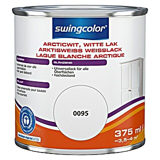 swingcolor Witte lak Arcticwit (Wit, Glanzend, 375 ml)