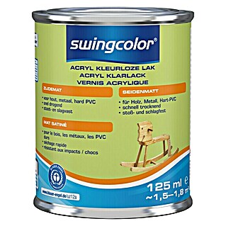 swingcolor Acryllak Kleurloos (Kleurloos, 125 ml, Zijdemat)