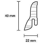 Sockelleiste (240 x 2,2 x 4 cm, Eiche hell) | BAUHAUS