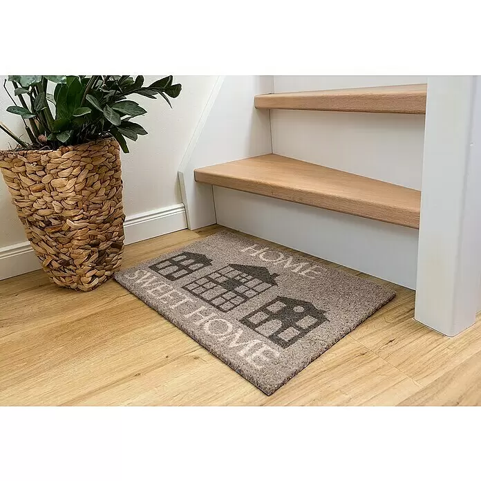 Astra Coco Fußmatte Style - 40 x 60 cm, Bunt, Material Nutzschicht: 100 % Kokos, Home Sweet Home, Kokos - Stimmungsaufnahme