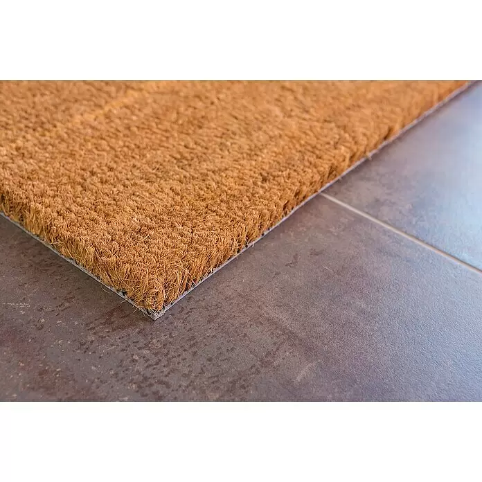 Astra Fußmatte - 40 x 60 cm, Natur, Material Nutzschicht: 100 % Kokos, Höhe: 15 mm - Detailaufnahme