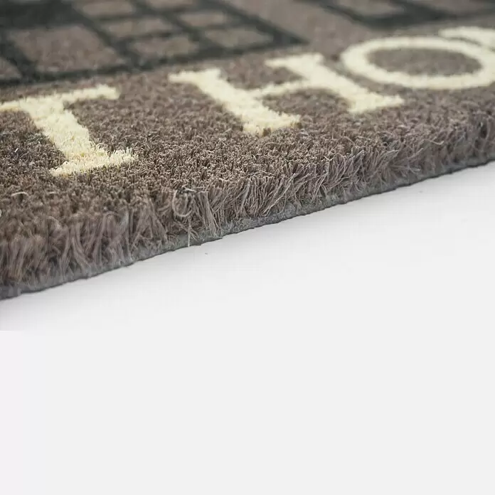 Astra Coco Fußmatte Style - 40 x 60 cm, Bunt, Material Nutzschicht: 100 % Kokos, Home Sweet Home, Kokos - Detailaufnahme