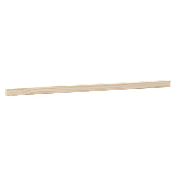 Rechteckleiste - 90 cm x 8 mm x 3 mm, Kiefer - Holzleiste aus hellem Kiefernholz. Ideal für DIY-Projekte und zur Dekoration im Innenbereich, naturbelassen und vielseitig einsetzbar.