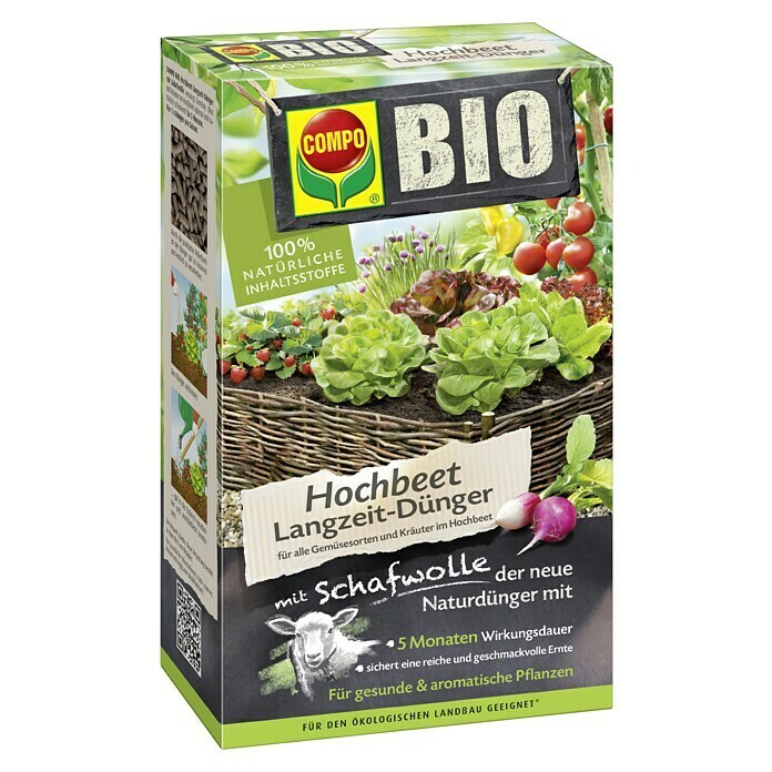 Compo Bio-Langzeitdünger Hochbeet (750 g) | BAUHAUS