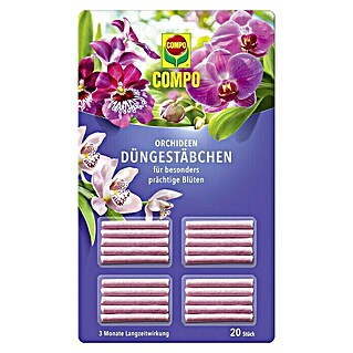 Compo Orchideen-Düngerstäbchen (20 Stk., Inhalt ausreichend für ca.: 20 Pflanzen)