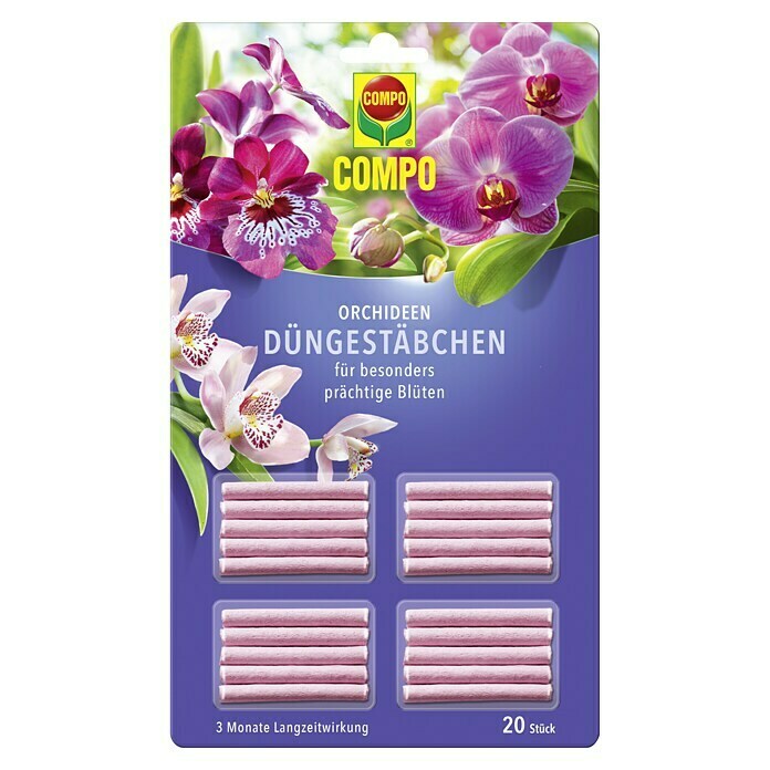 Compo Orchideen-Düngerstäbchen20 Stk., Inhalt ausreichend für ca.: 20 Pflanzen Front View