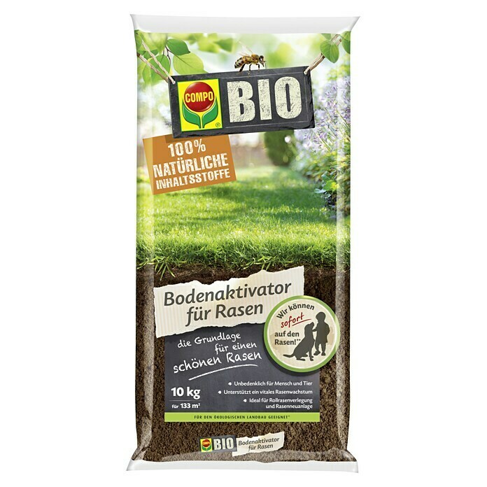 Compo Bodenaktivator Bio (10 kg, Max. Anwendungsfläche: 133 m²) | BAUHAUS