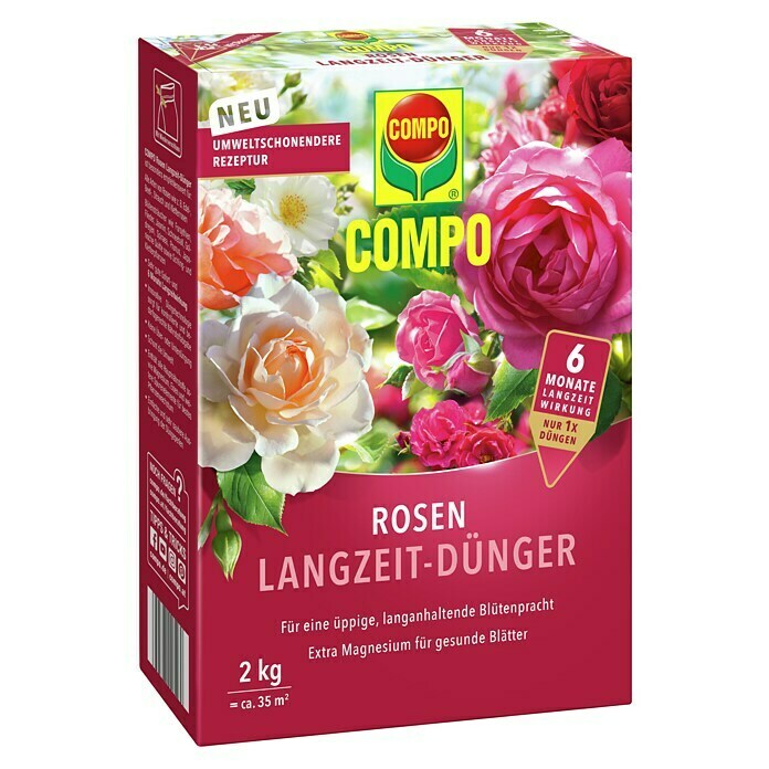 Compo Langzeitdünger Rosen2 kg Diagonal View