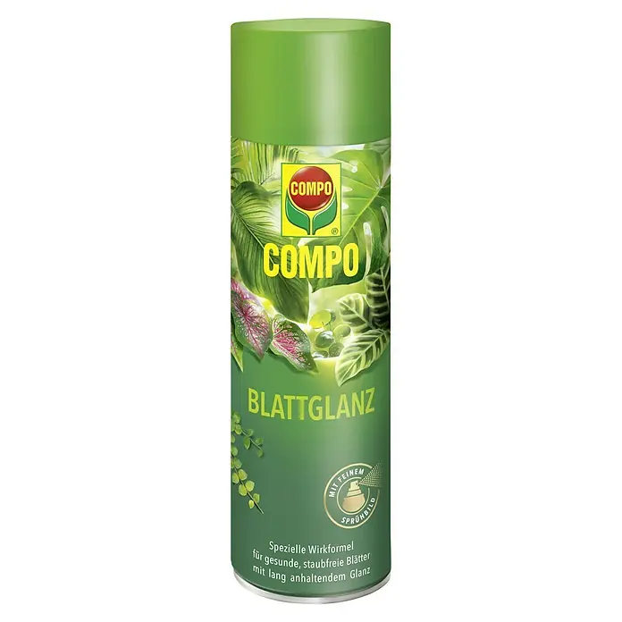 Compo Blattglanz - 300 ml - COMPO Blattglanz: Spezielle Wirkformel für gesunde und staubfreie Blätter mit lang anhaltendem Glanz für Zimmerpflanzen.