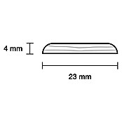 Tapetenleiste (0,9 m x 23 mm x 4 mm, Kiefer, Unbehandelt)